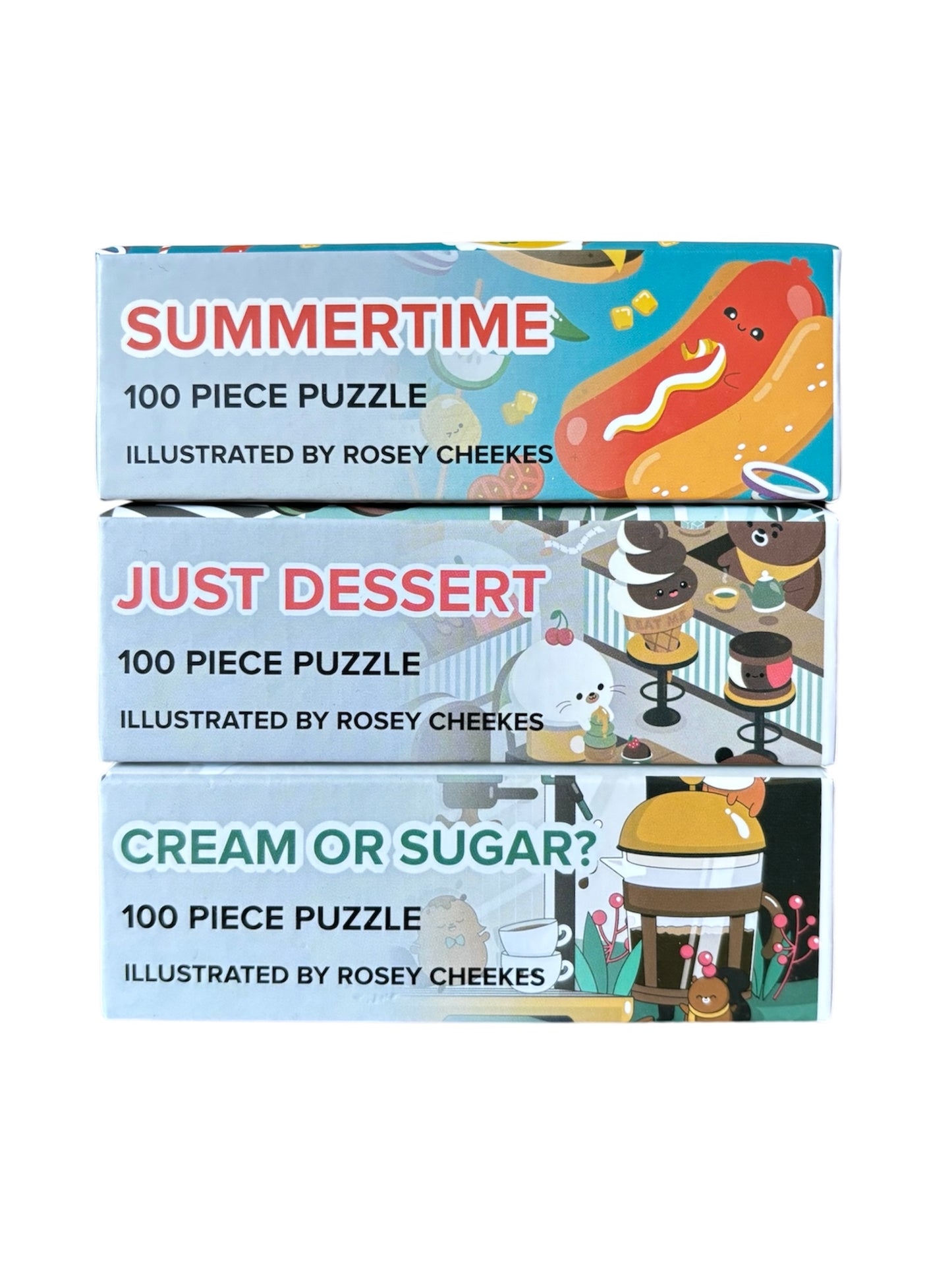 100 pieces Jigsaw Puzzle Bundle A