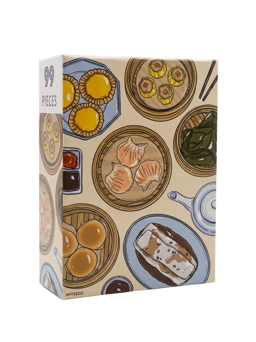 99 pieces Dim Sum Jigsaw Puzzle