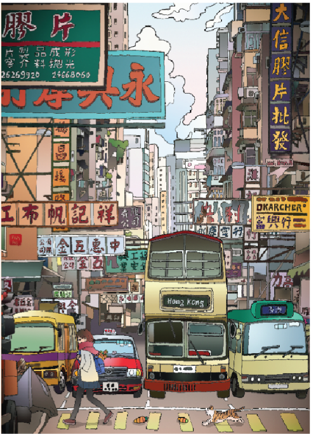 1000 pieces Hello Hong Kong Jigsaw Puzzle