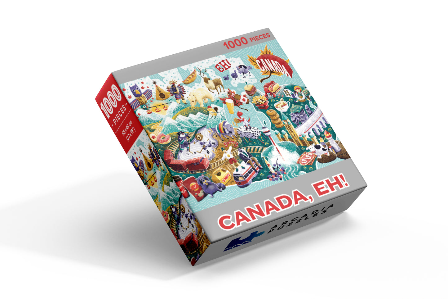 Damaged Box - 1000 pieces Canada Eh! Jigsaw Puzzle