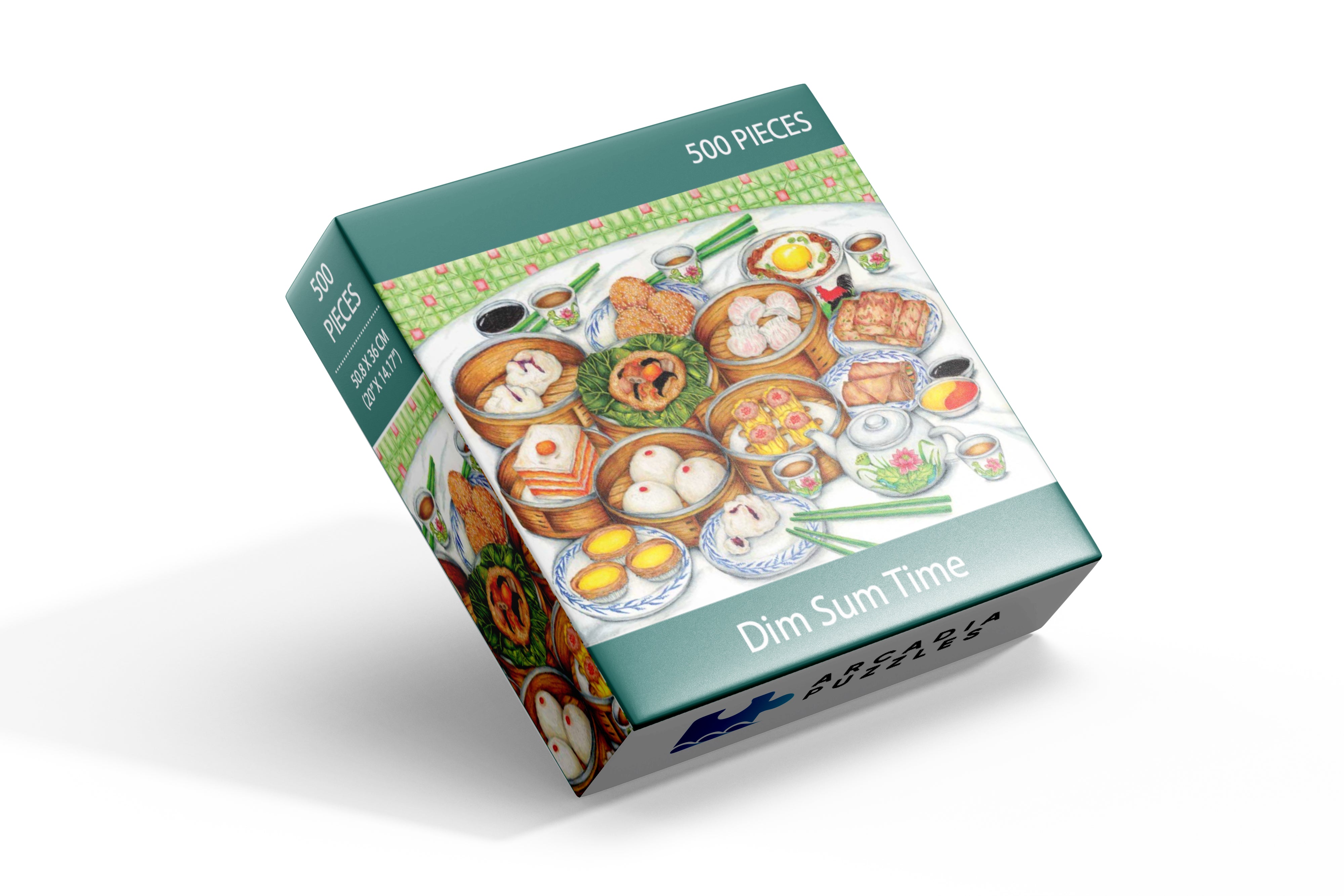 500 pieces Dim Sum Time Jigsaw Puzzle – Arcadia Puzzles