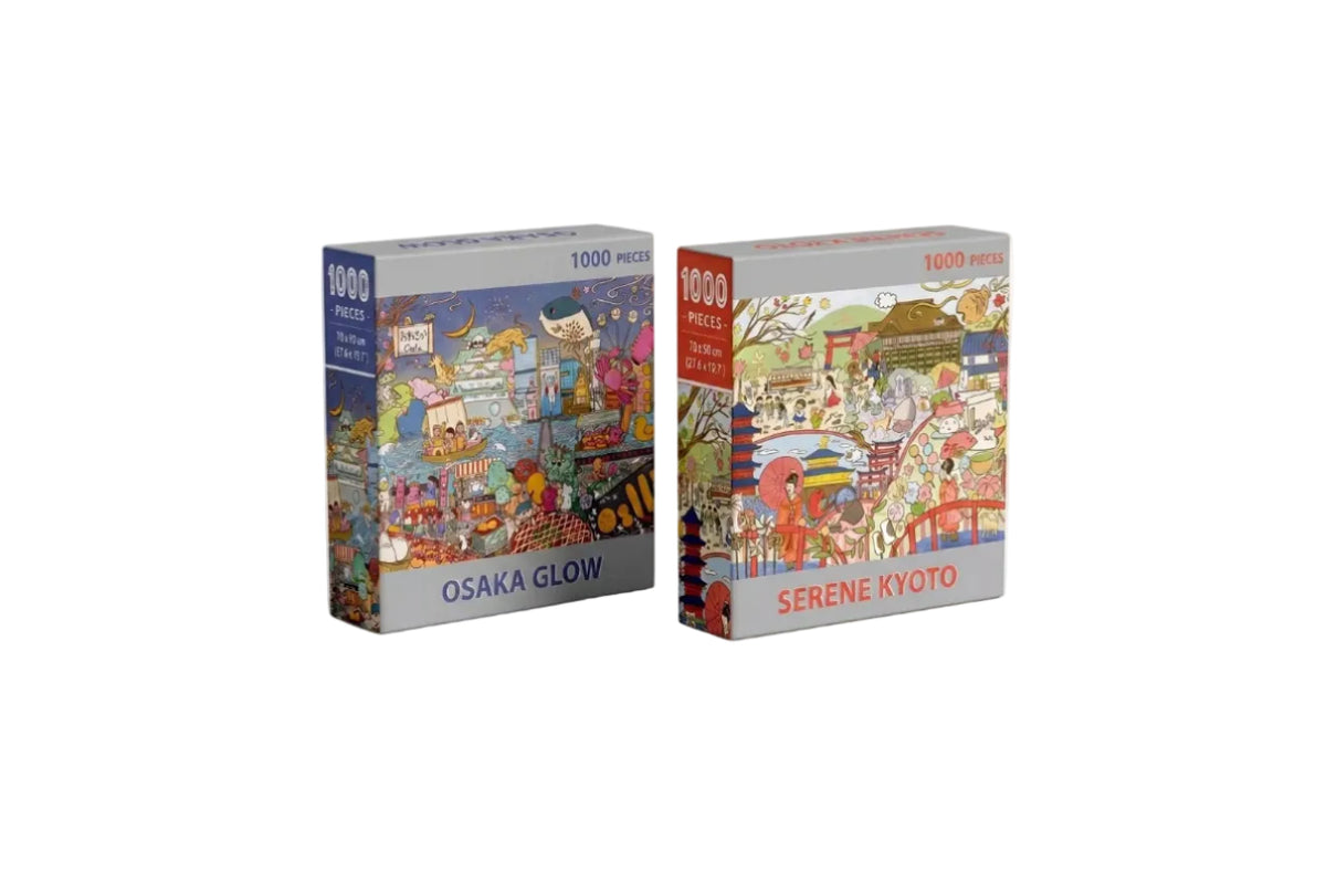 Japan Puzzle Bundle – Premium Japanese City Jigsaw Puzzles