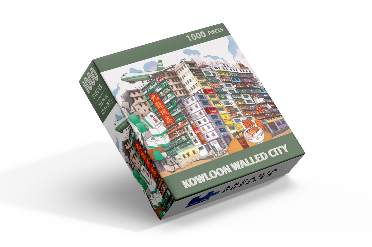 Damaged Box - 1000 pieces Kowloon Walled City Jigsaw Puzzle