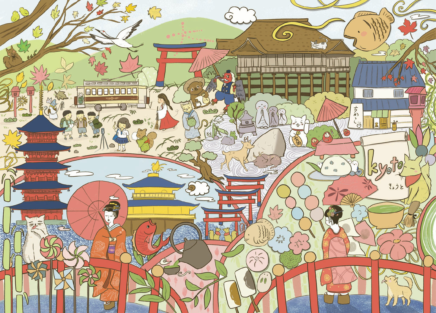 1000 pieces Japan Bundle Jigsaw Puzzle