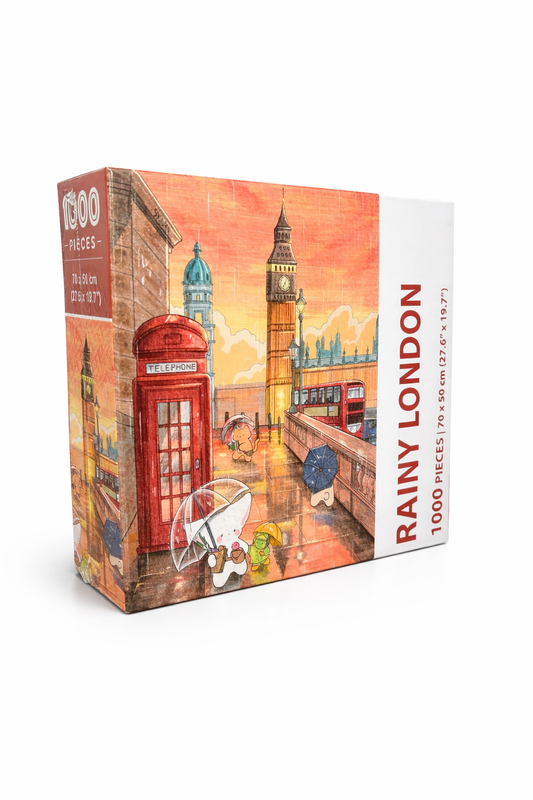 1000 pieces Rainy London Jigsaw Puzzle