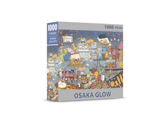 1000 pieces Osaka Glow Jigsaw Puzzle