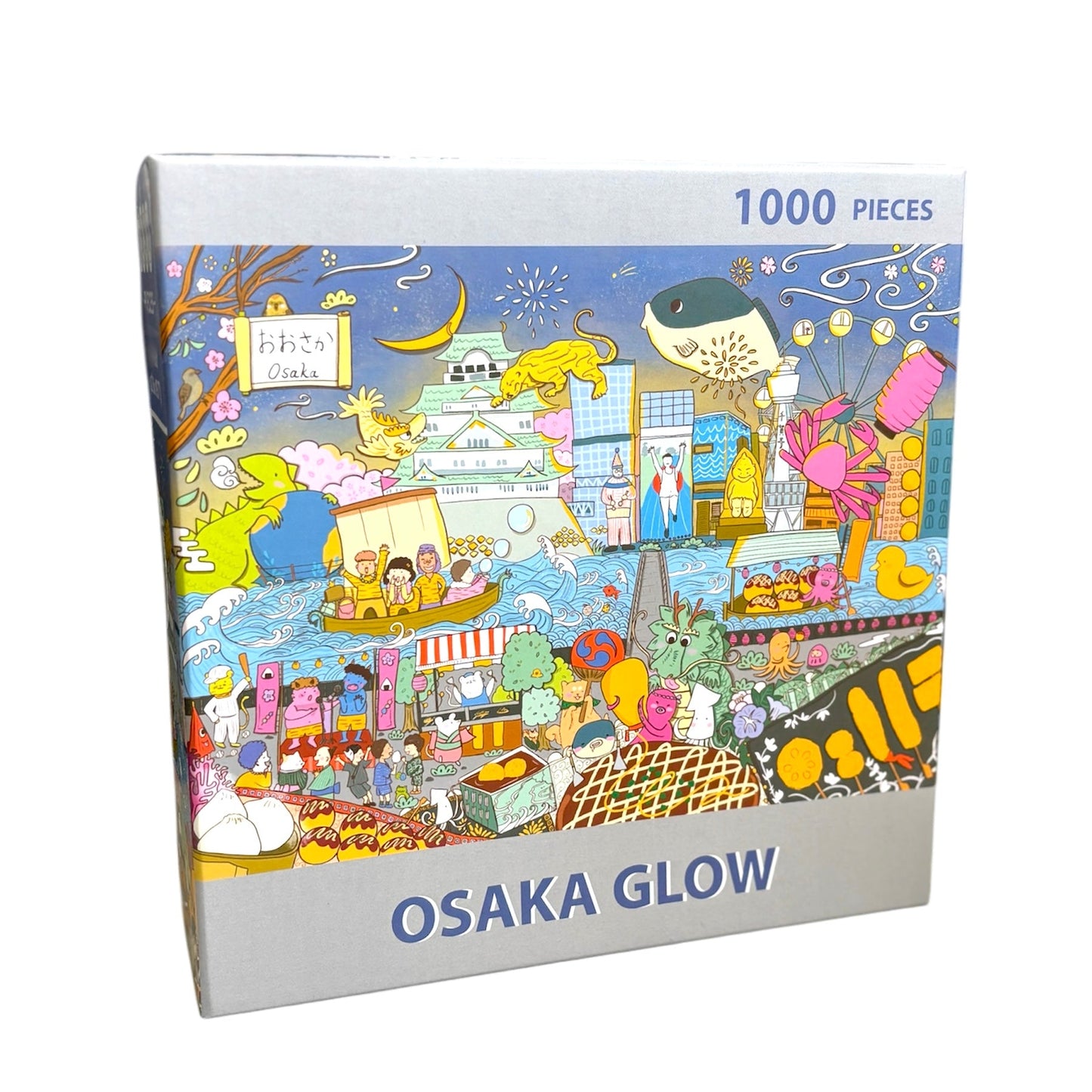 1000 pieces Osaka Glow Jigsaw Puzzle