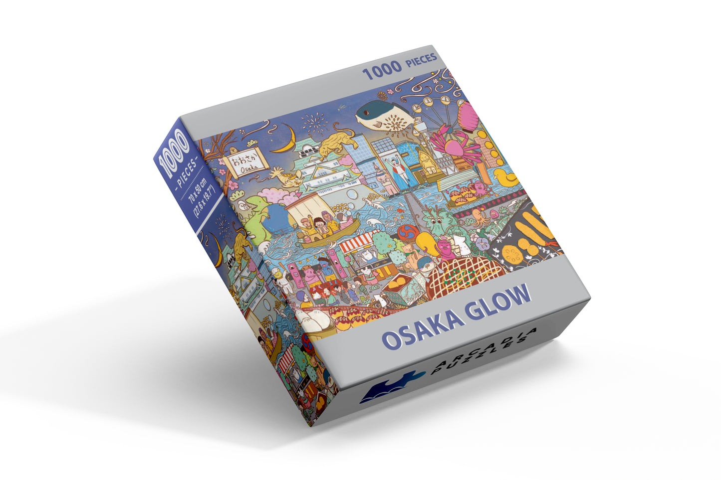 1000 pieces Osaka Glow Jigsaw Puzzle