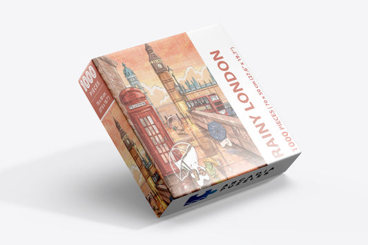 1000 pieces Rainy London Jigsaw Puzzle