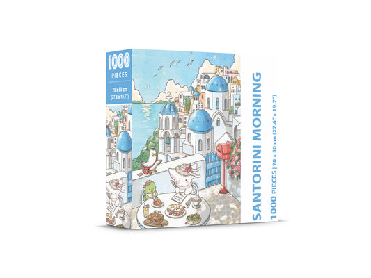 1000 pieces Santorini Morning Jigsaw Puzzle