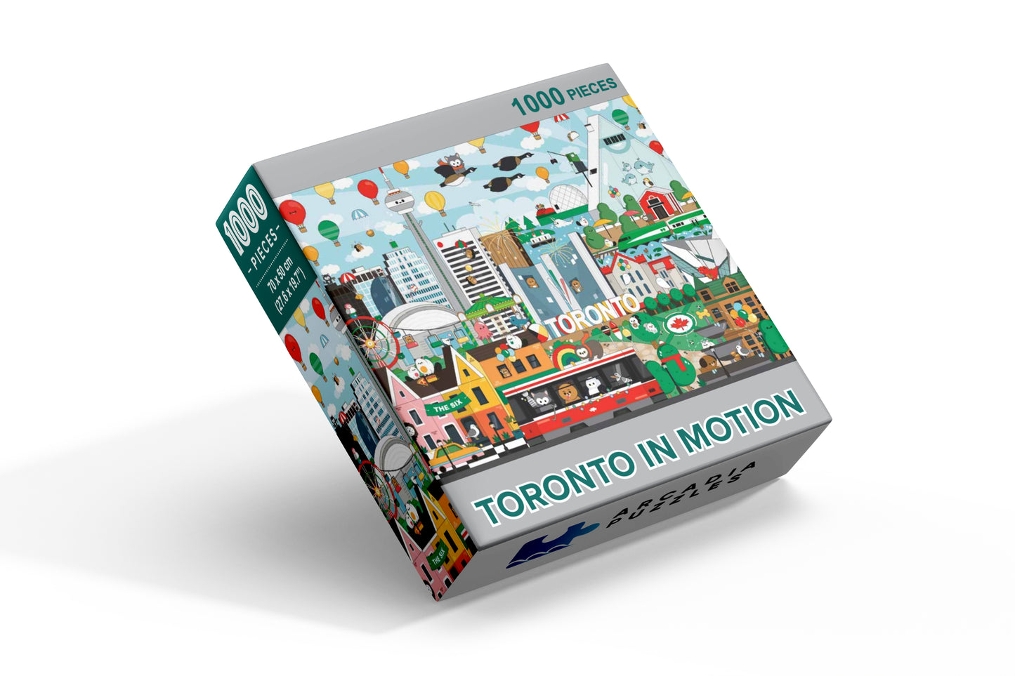 1000 pieces Toronto in Motion Jigsaw Puzzle